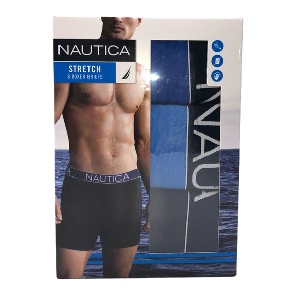 Nautica Men's Boxer Briefs 3pk - Picture 1 of 1